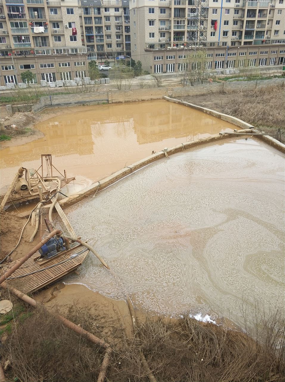 老河口沉淀池淤泥清理-厂区废水池淤泥清淤